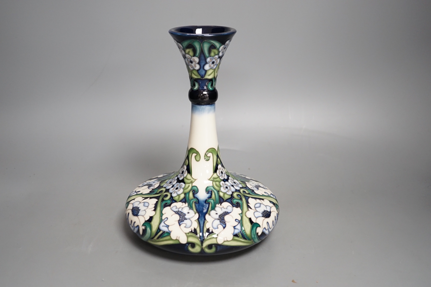 A Moorcroft vase, for James Macintyre & Co. Leeds, by Rachel Bishop, 24 cms high.